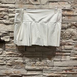 Lululemon Lost in Pace  Tennis Skort,  Color White, Size 10